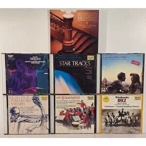 Classical CD Lot Mozart Tchaikovsky Strauss William Tell Star Tracks Telarc RCA